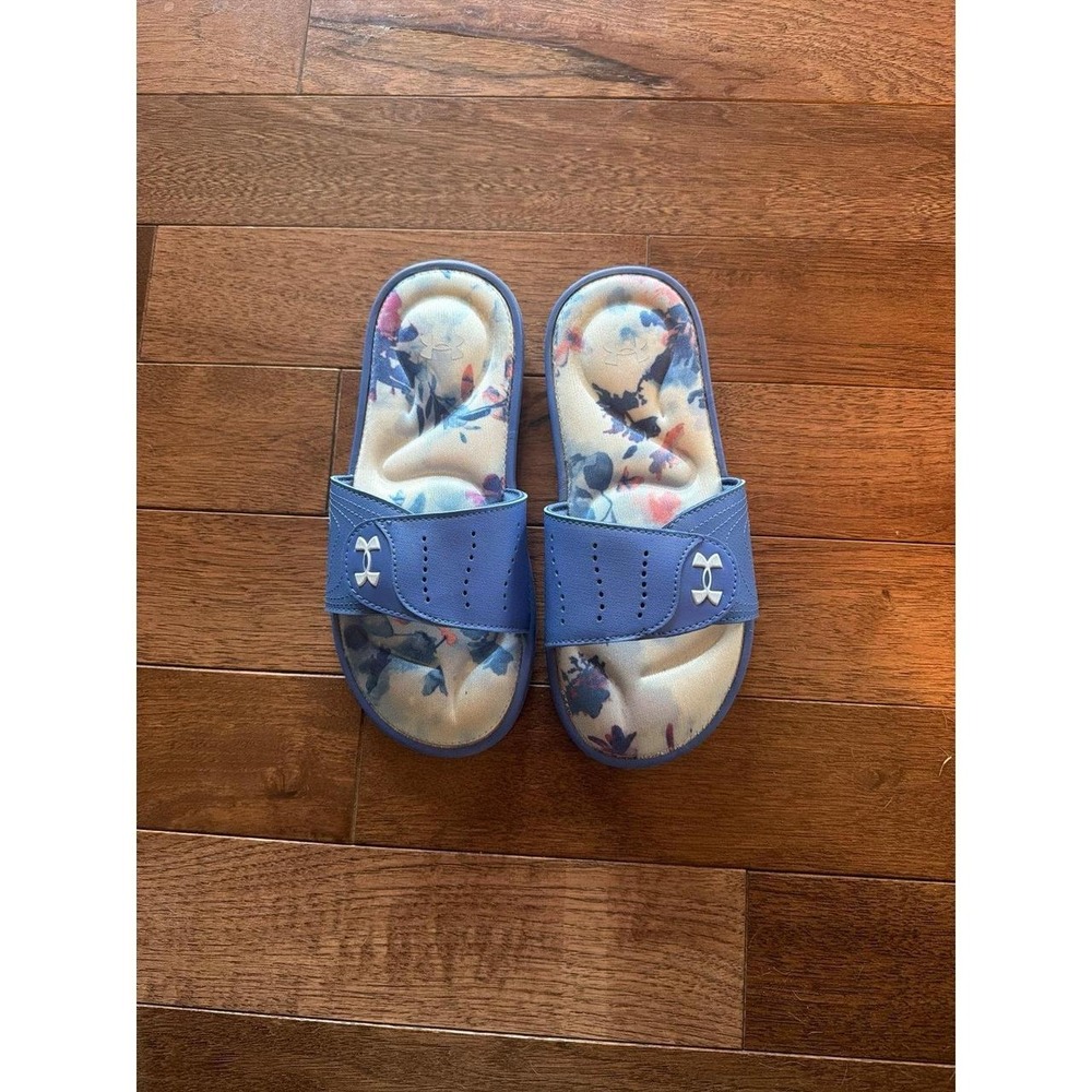 Under Armour Women's Floral Slide Sandals Size 6